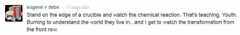 From the comments