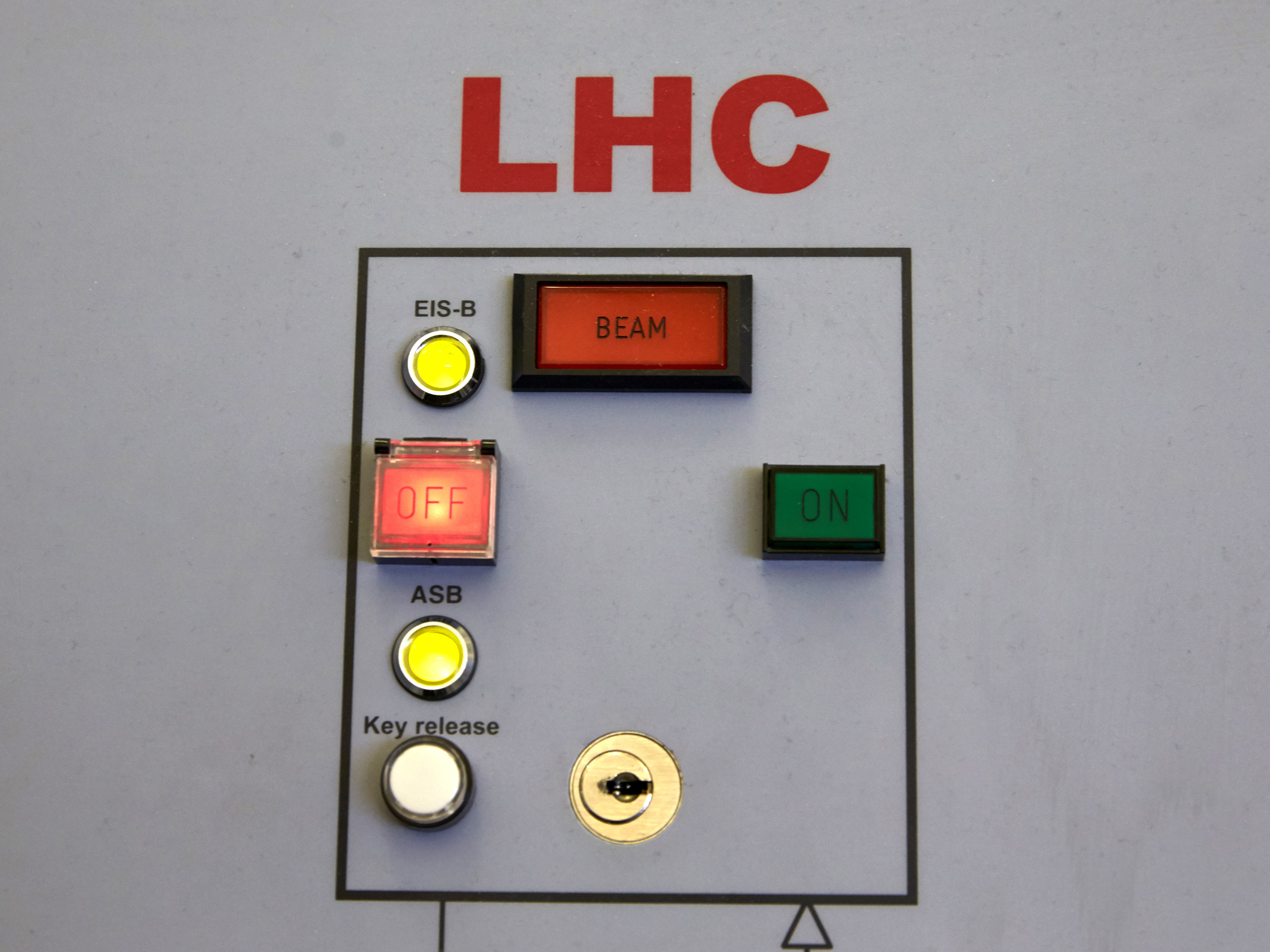 The Control Centre of the Large Hadron Collider (LHC) at the European Organisation for Nuclear Research (CERN) in Prevessin near Geneva. The LHC has been turned on for the first time after two years of upgrades. (Reuters/Landov)