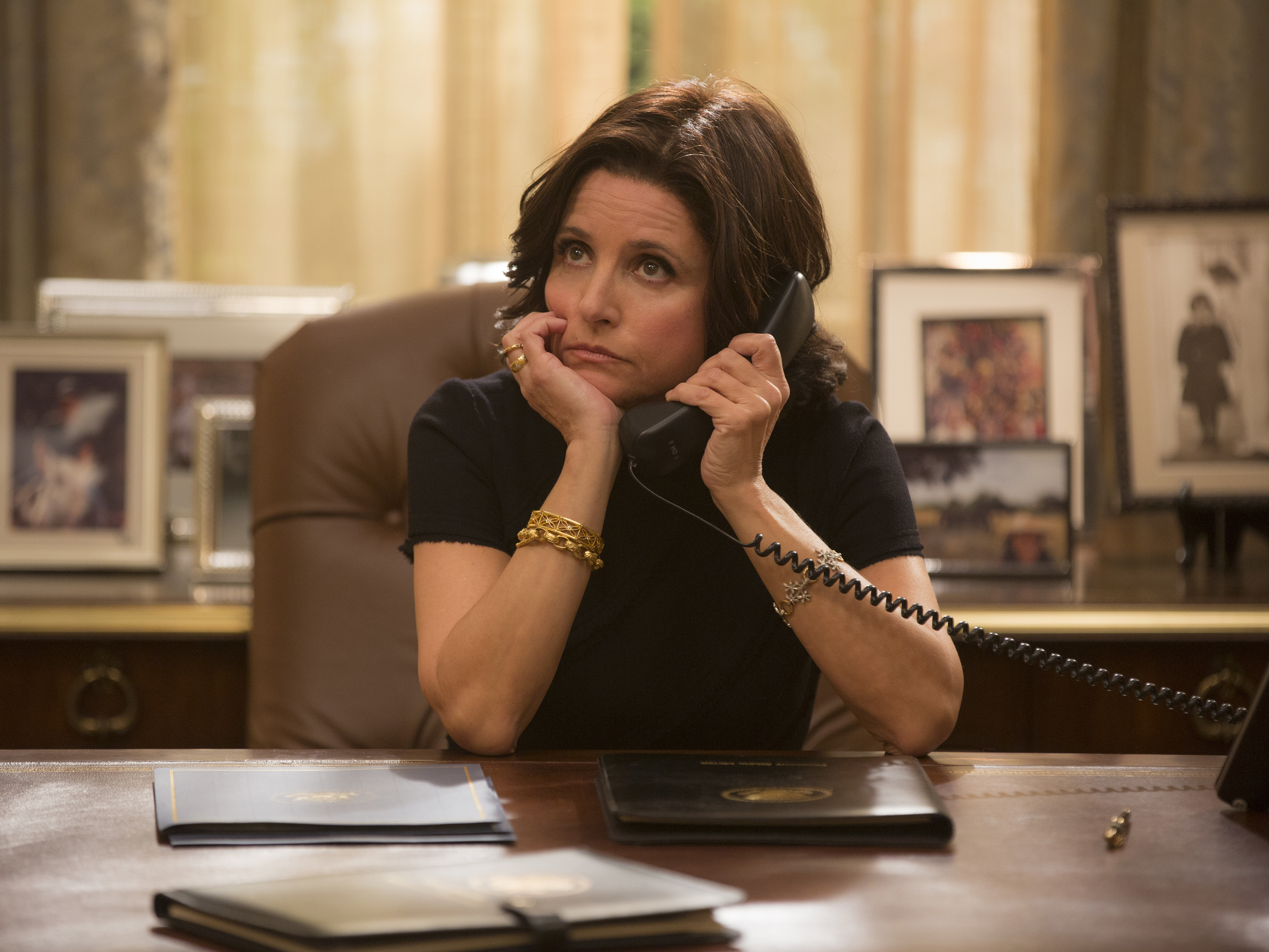 Julia Louis-Dreyfus as Selina Meyer on HBO's <em>Veep</em>. (HBO)