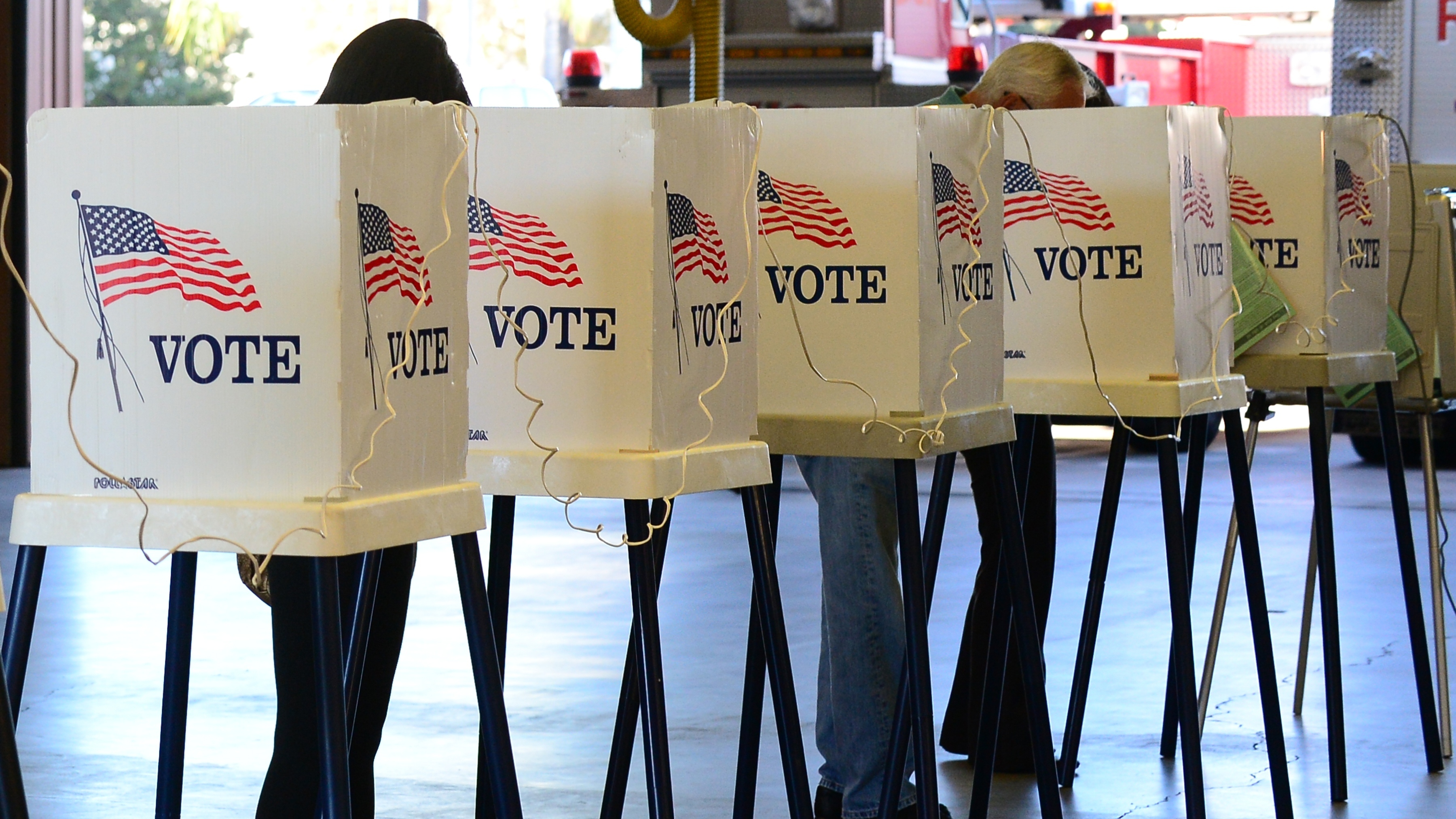 Voters in Los Angeles County, Calif., cast their ballots in 2012. (AFP/Getty Images)