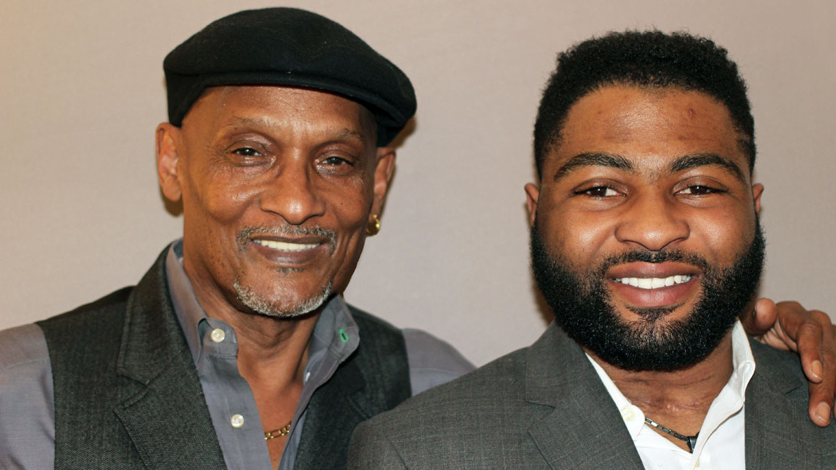 Willie Watson, 63, and his son, PJ Allen, another survivor of the Oklahoma City bombing.
