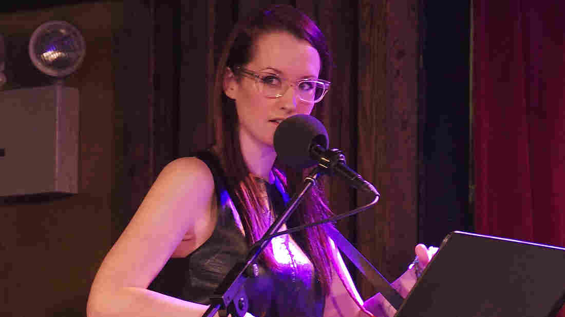 Ingrid Michaelson peforms on Ask Me Another at the Bell House in Brooklyn, New York.