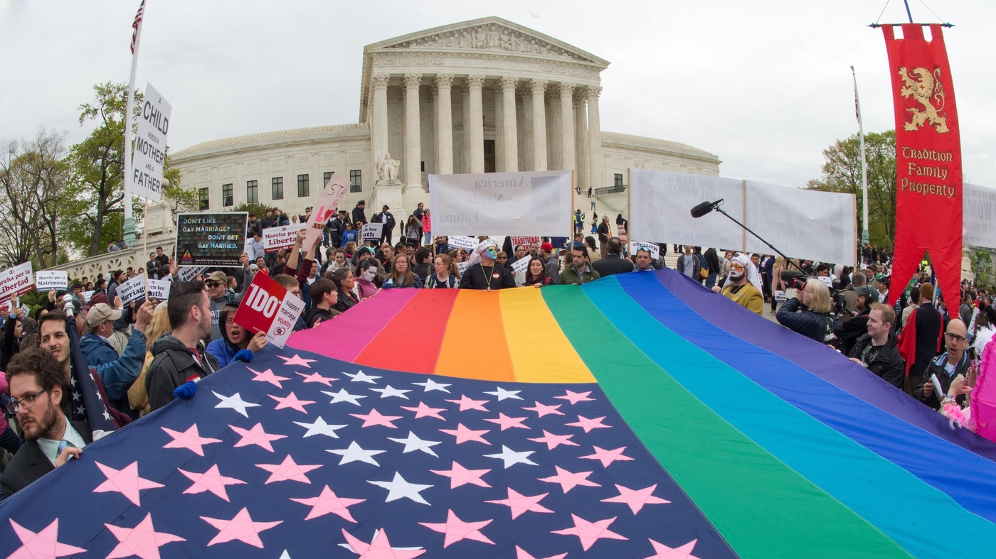 Legal Battle Over Gay Marriage Hits The Supreme Court Tuesday Its All Politics Npr 3911