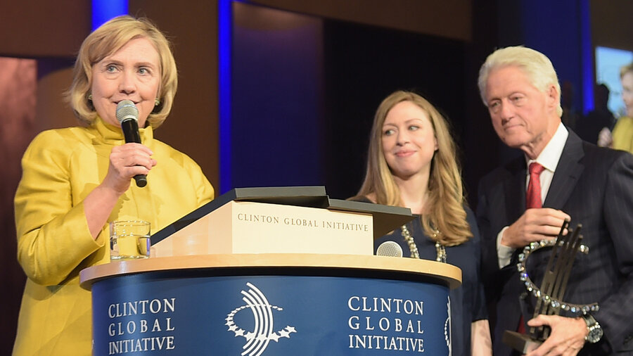 Image result for photos of clinton foundation work