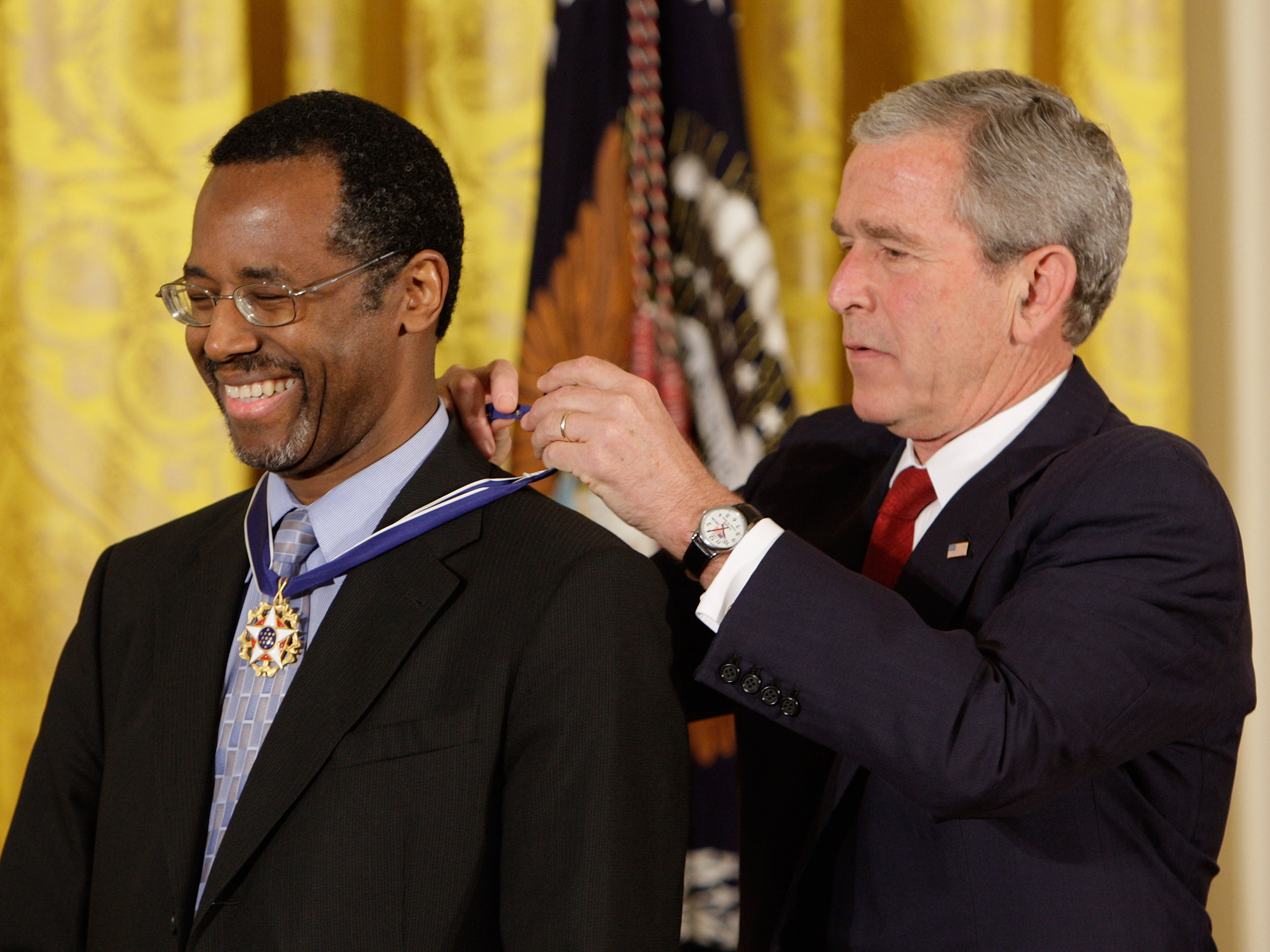 Carson was awarded the Presidential Medal of Freedom in 2008.