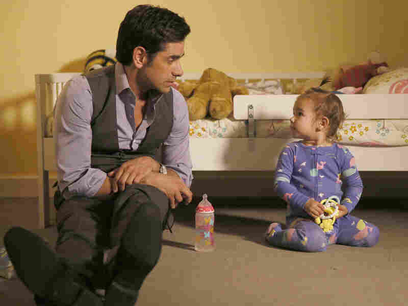 The limited information of upfronts week: This is John Stamos in the new comedy Grandfathered, coming to Fox. In it, he apparently hangs out with this baby!