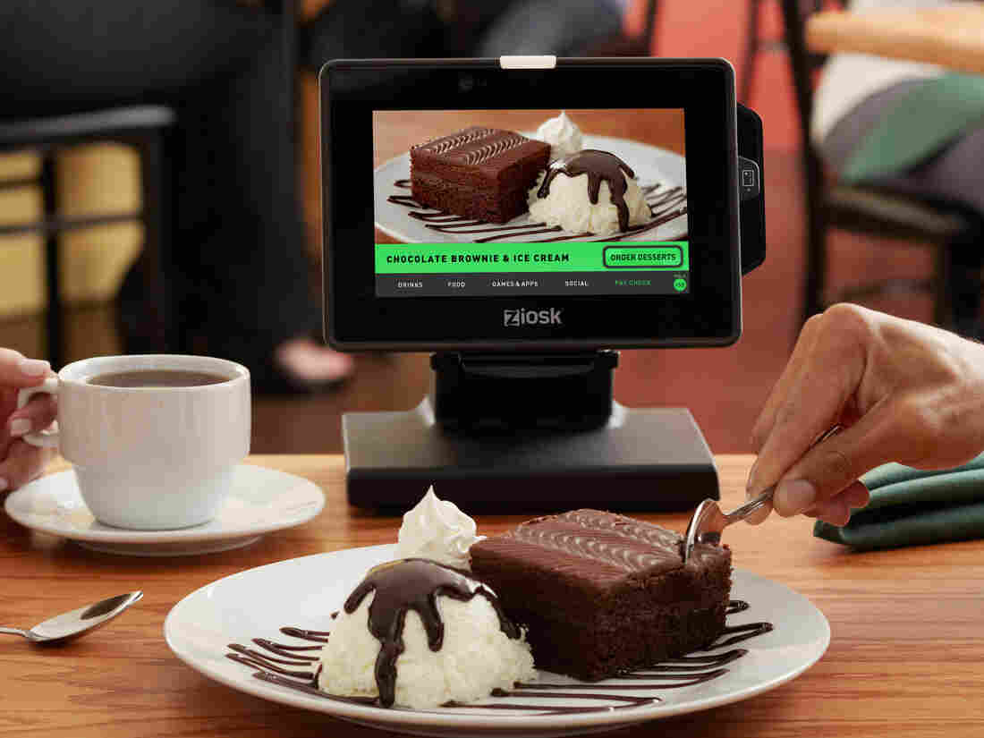 It's less embarrassing ordering that brownie from here than from a person.