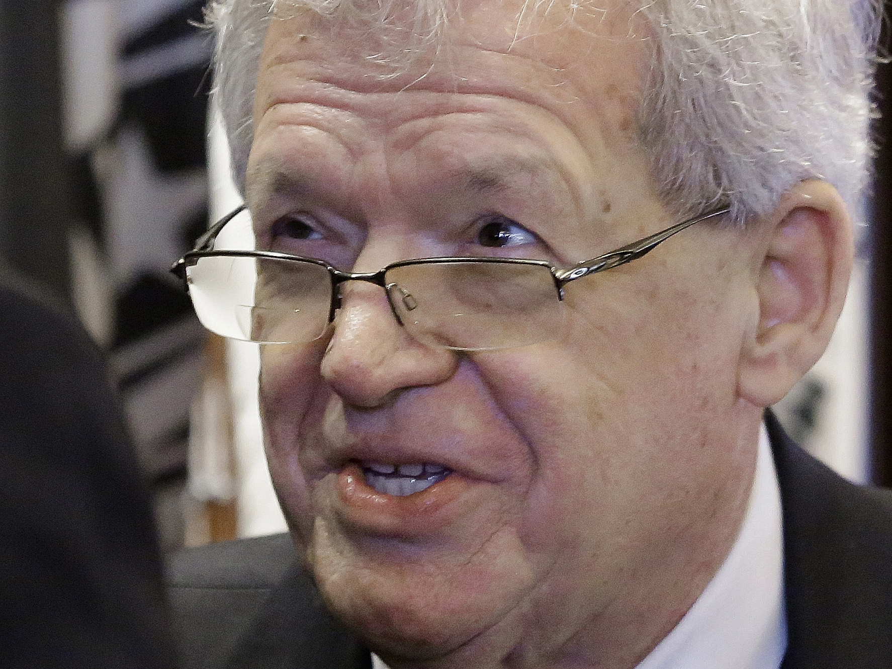 Former U.S. House Speaker Dennis Hastert addresses the Illinois House in 2013. Hastert is due next week to be arraigned on charges of structuring payments to an accuser and lying to the FBI.