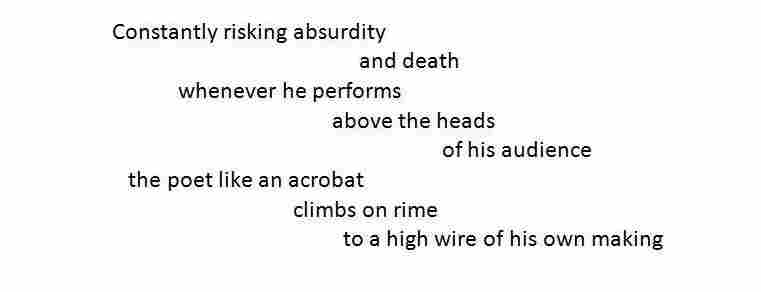 "Constantly Risking Absurdity (No. 15)" excerpt
