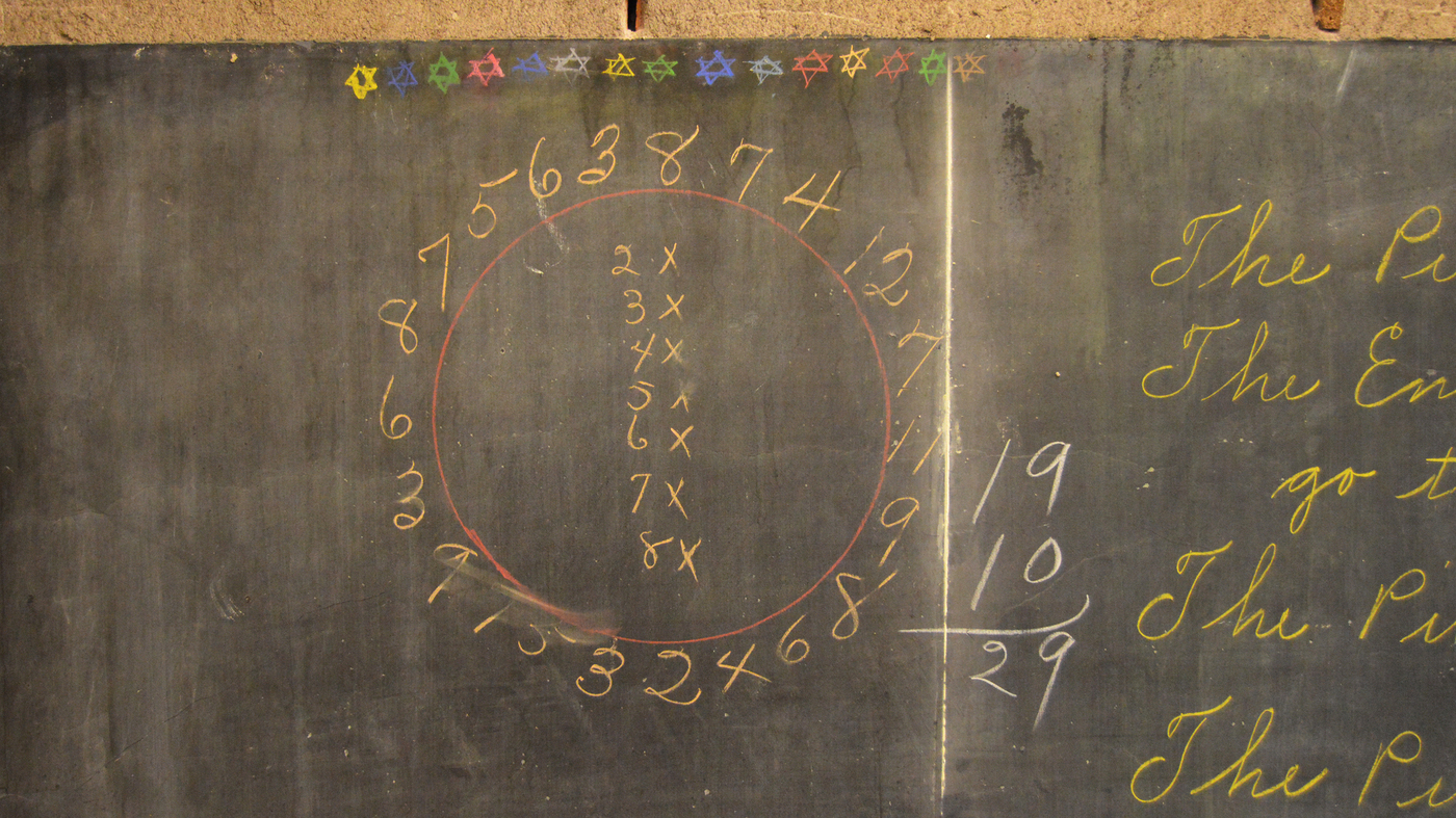 school scrambles to preserve newly discovered chalkboards from 1917