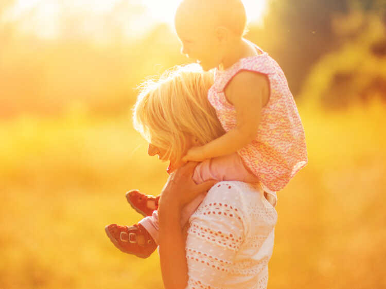 Mother and child.