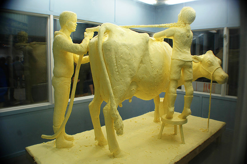 A Toast To Butter Sculpture, The Art That Melts The Hearts Of The Masses The Salt NPR