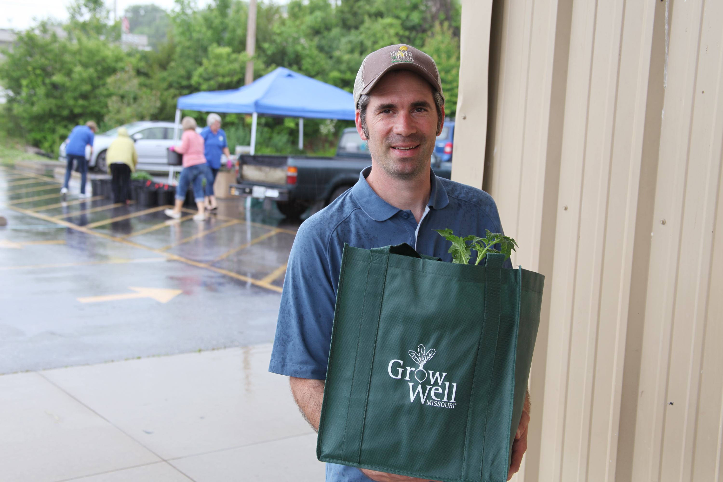 Bill McKelvey created Grow Well Missouri with a five-year grant from the Missouri Foundation for Health to help create more access to produce — and the health benefits that come with growing it yourself. (Kristofor Husted/Harvest Public Media)