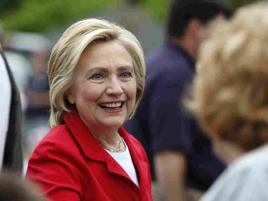 Democratic presidential candidate Hillary Clinton.