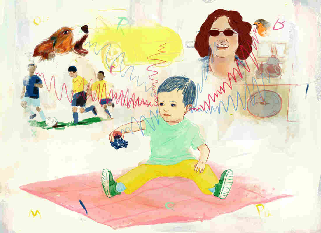 a toddler and sound