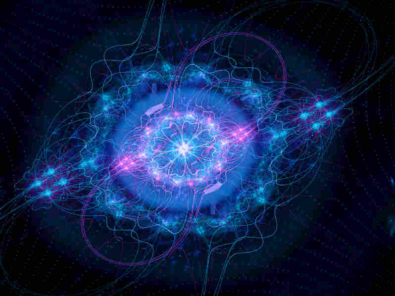 Computer generated image of the Higgs boson.