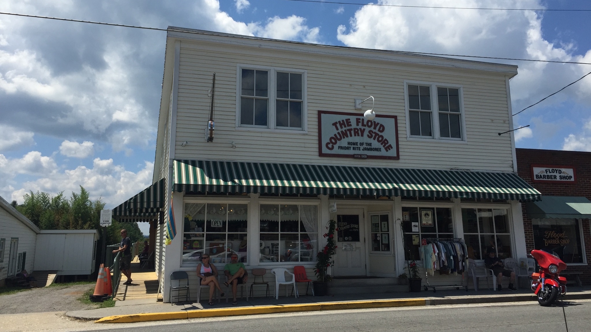 The Floyd Country Store is one of the nine main stops on The Crooked Road and is known for its Friday Night Jamborees.