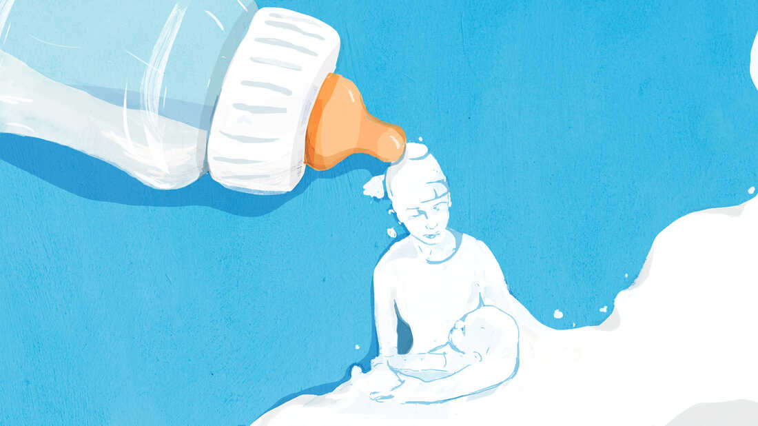 For New Moms, The First Week Breast-Feeding Can Be A Struggle : Shots -  Health News : NPR