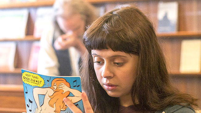 Bel Powley stars as Minnie Goetze in <em>The Diary of a Teenage Girl.</em> Directed by Marielle Heller, the film is based on a semi-autobiographical graphic novel by Phoebe Gloeckner. (Courtesy of Sony Pictures Classics)