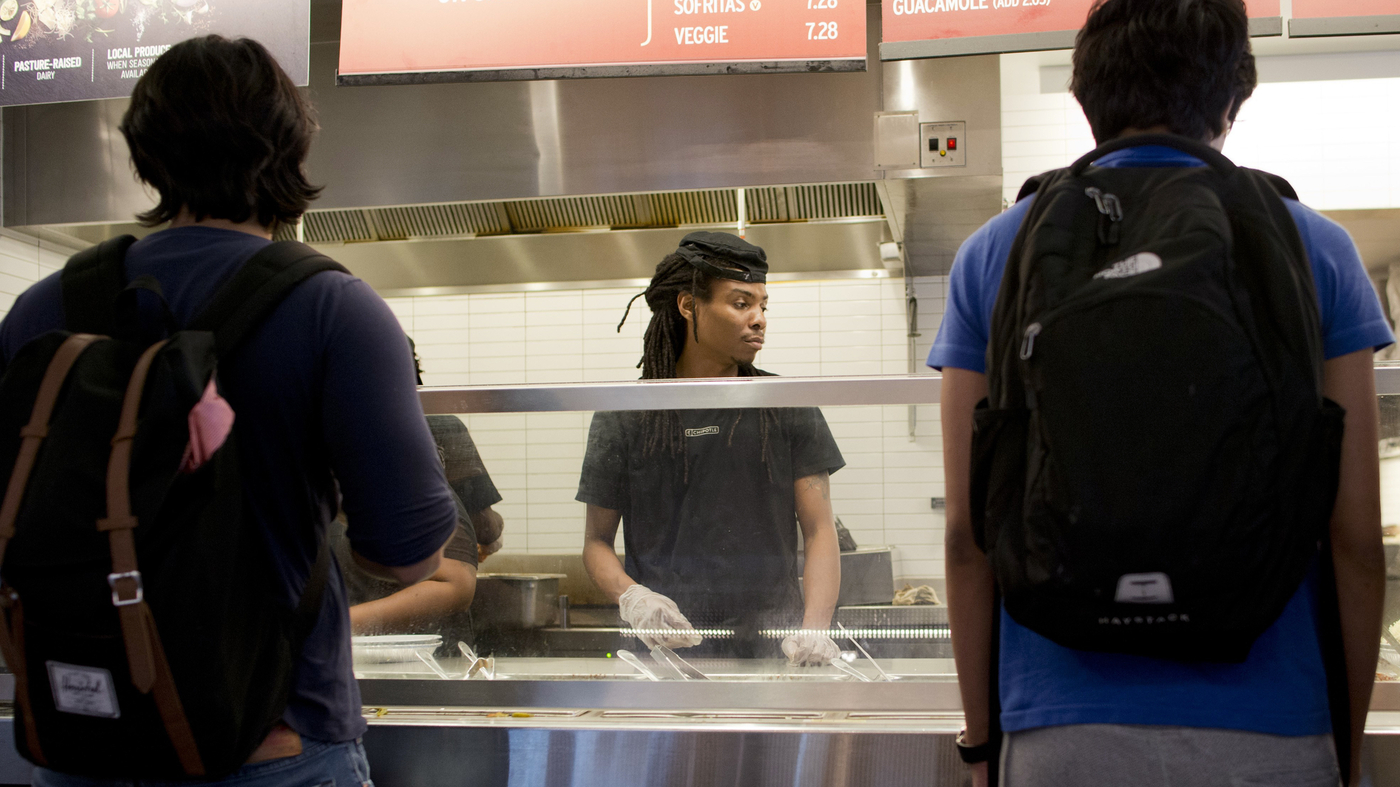 Chipotle Conducts Mass Hiring Event At Its U.S. Restaurants NPR
