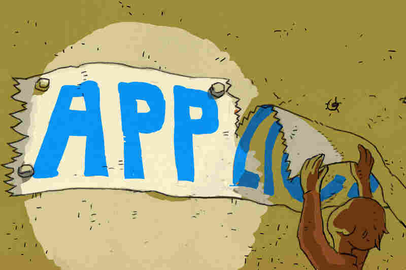 "App" is shortened from "application."