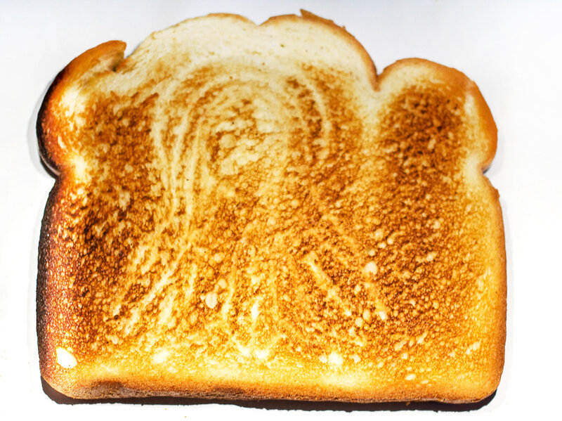 see the pope on a slice of toast it s perfectly normal really
