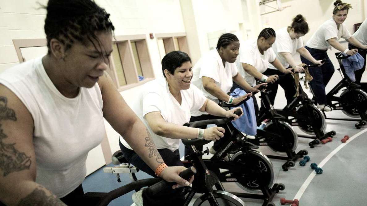 Spinning Helps Female Inmates Keep Pounds And Rage At Bay