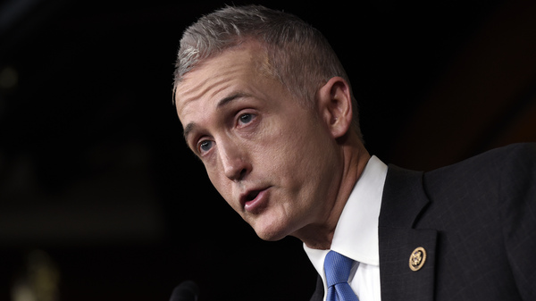 House Select Committee on Benghazi Chairman Rep. Trey Gowdy, R-S.C., speaks at a news conference in Washington in March about former Secretary of State Hillary Clinton using her personal email account for official business.