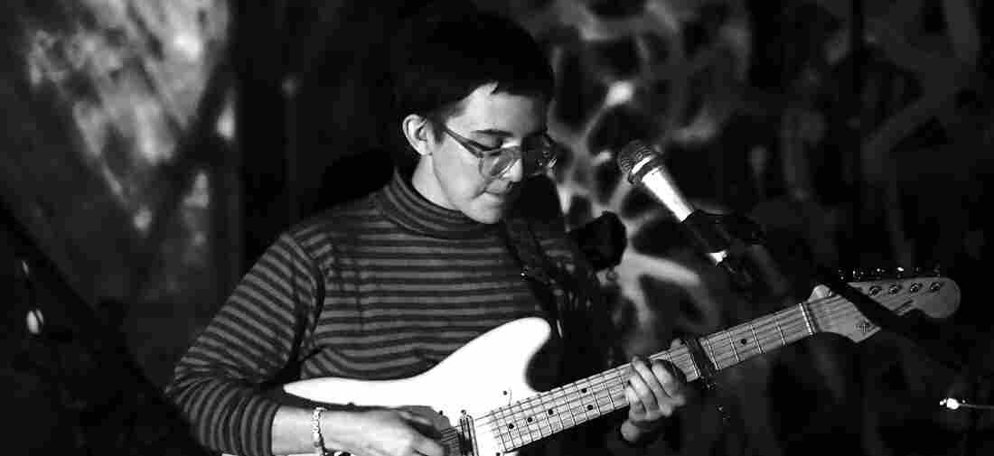 Florist performs at The Silent Barn in Brooklyn during CMJ.