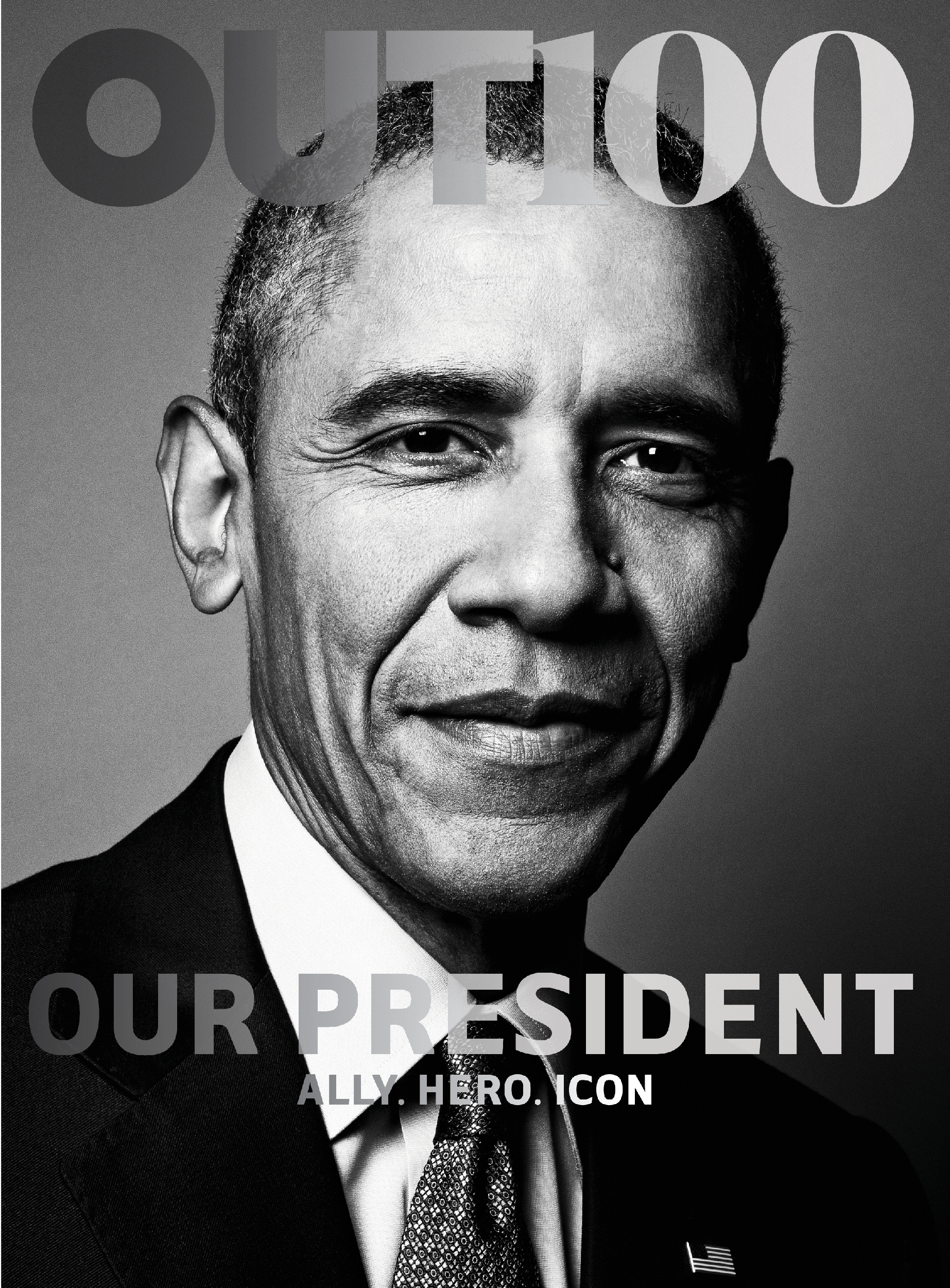 President Obama on the cover of Out Magazine.