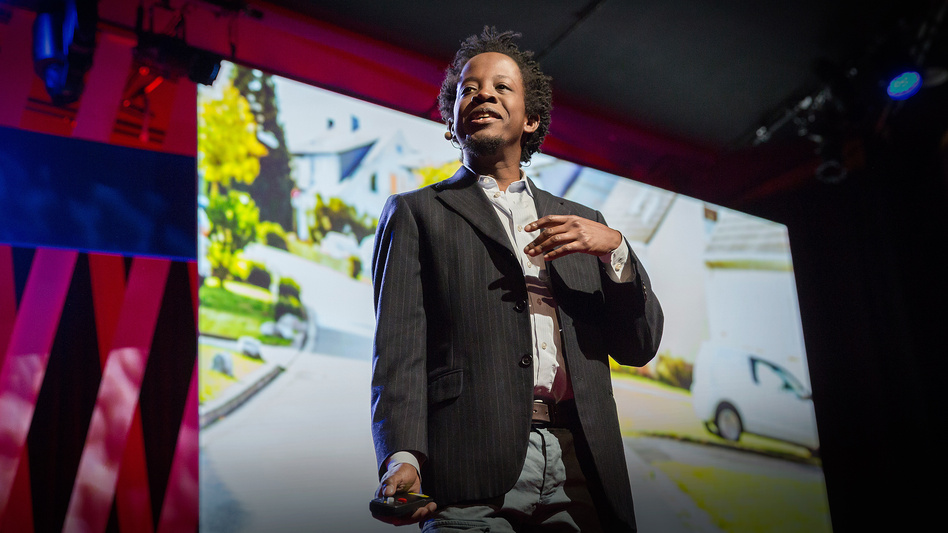 Rich Benjamin talks about his time in "Whitopia" at TEDWomen in 2015. (Marla Aufmuth/Courtesy of TED)