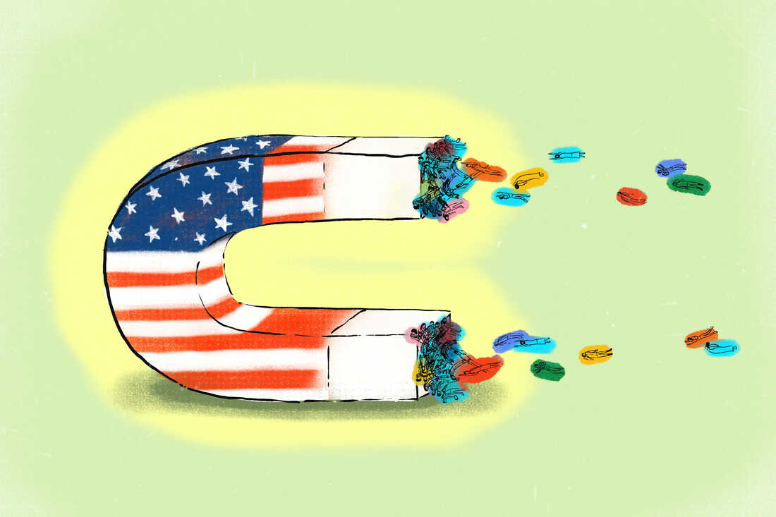 U.S. is a magnet attracting students from other countries