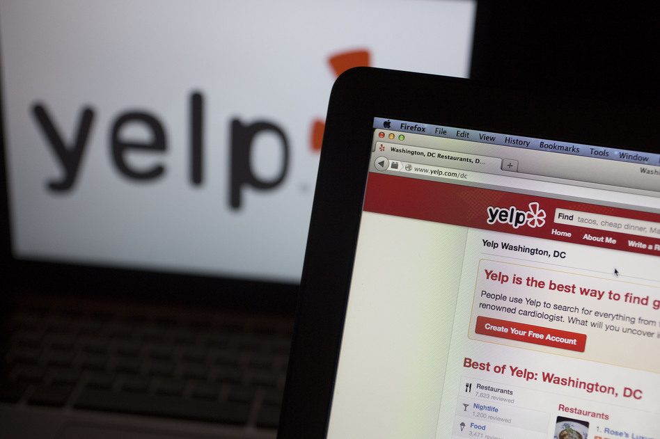 Yelp users, who flock to the platform known for its reviews and recommendations, should be on the lookout for astroturfing — the creation of fake reviews to make a business look more popular. (Andrew Harrer/Bloomberg via Getty Images)