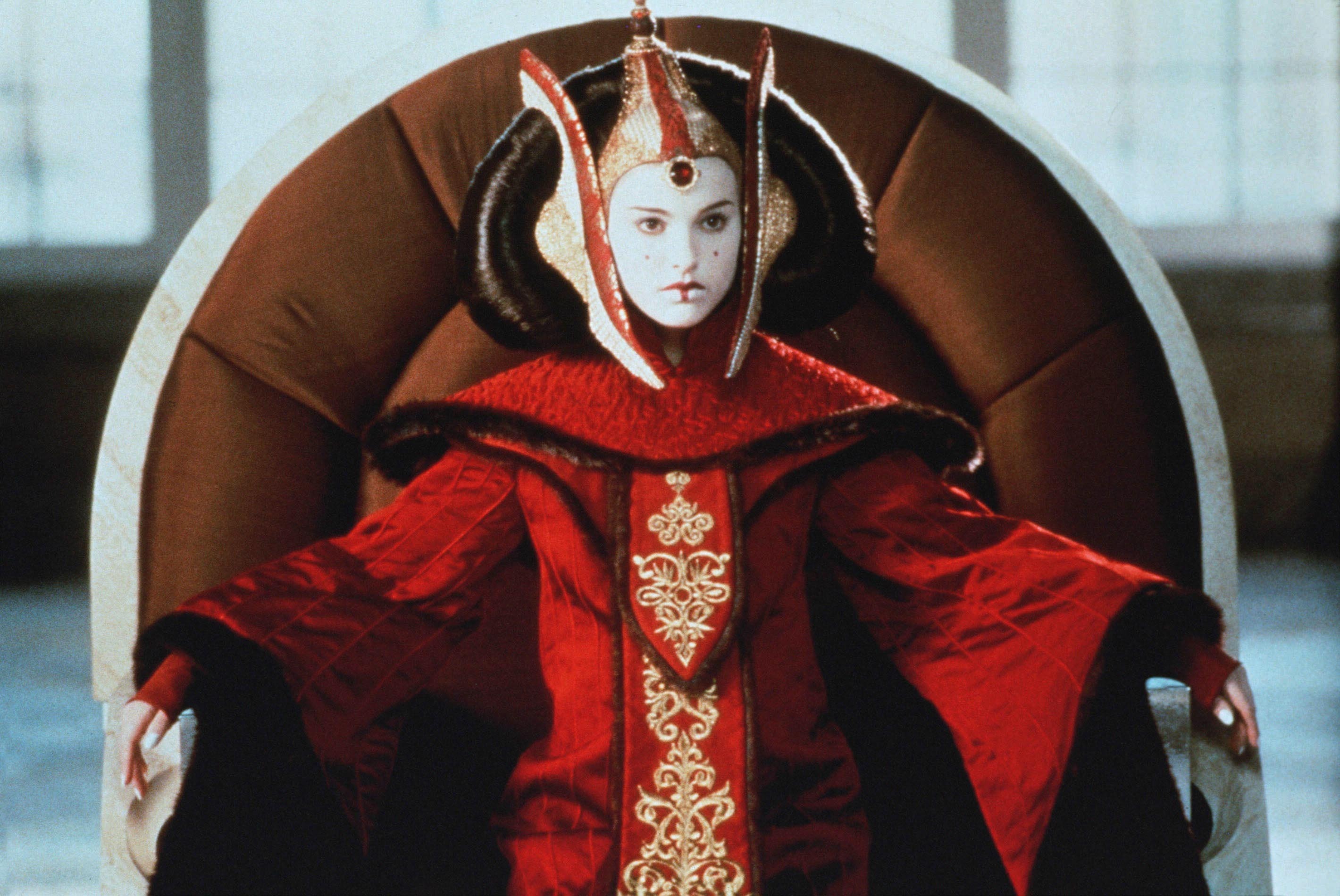 Natalie Portman as Queen Amidala in <em>Star Wars Episode I: The Phantom Menace</em> in 1999. (Lucasfilm/The Kobal Collection)