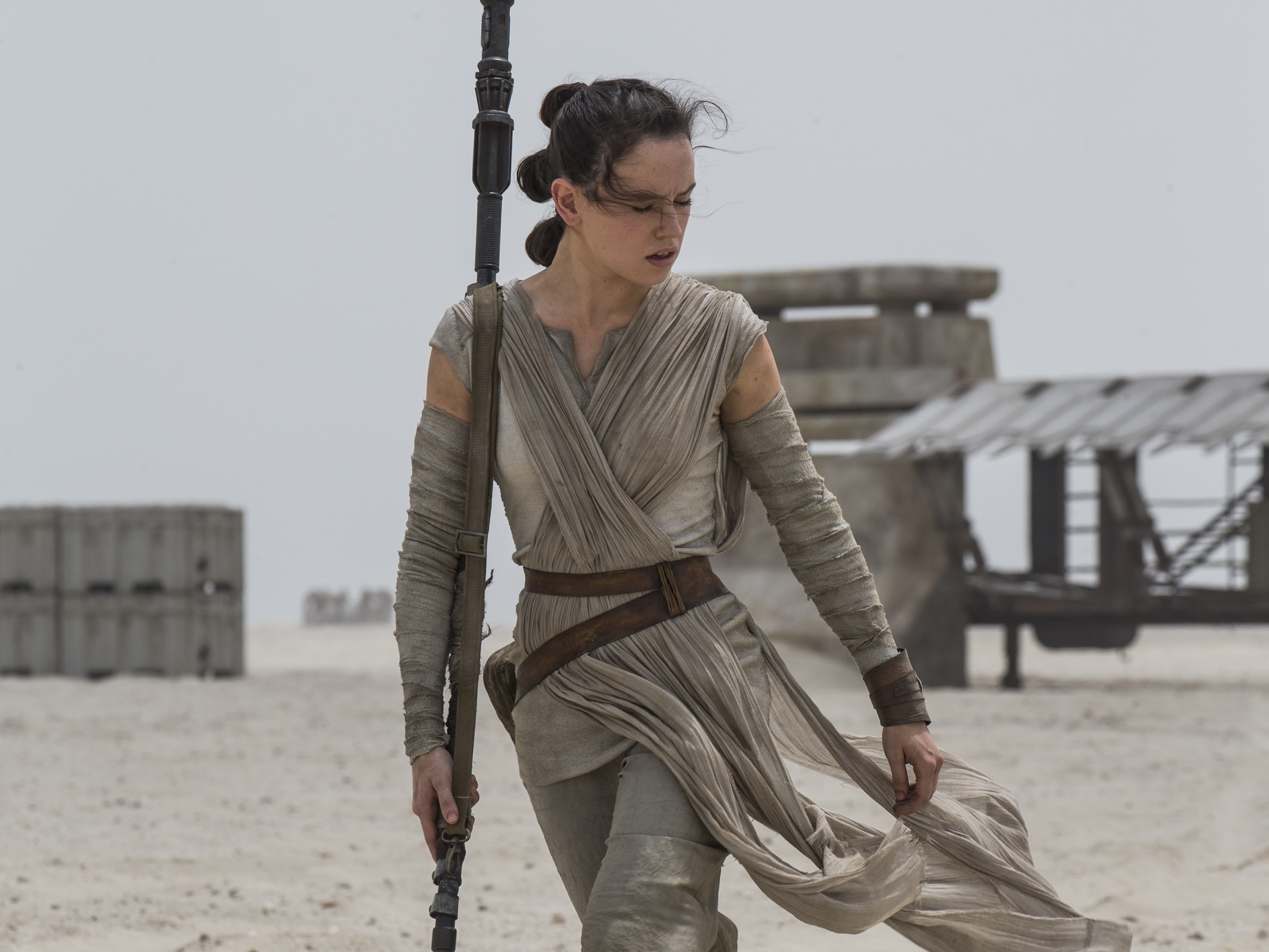Rey, played by Daisy Ridley, was the central figure in Star Wars: The Force Awakens. But she was far from a central figurine when it came to the movie's tie-in toys and games.