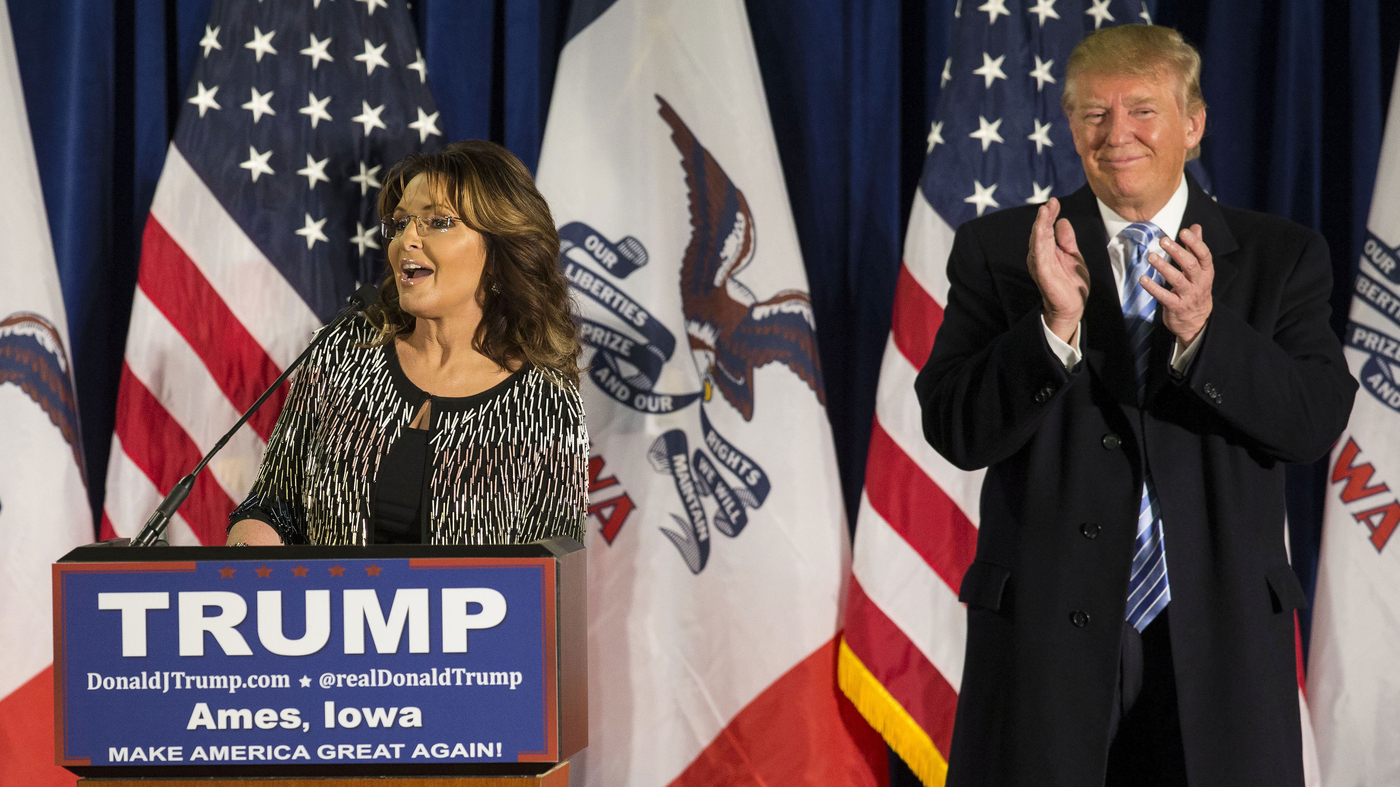 Sarah Palin Endorses Donald Trump NPR