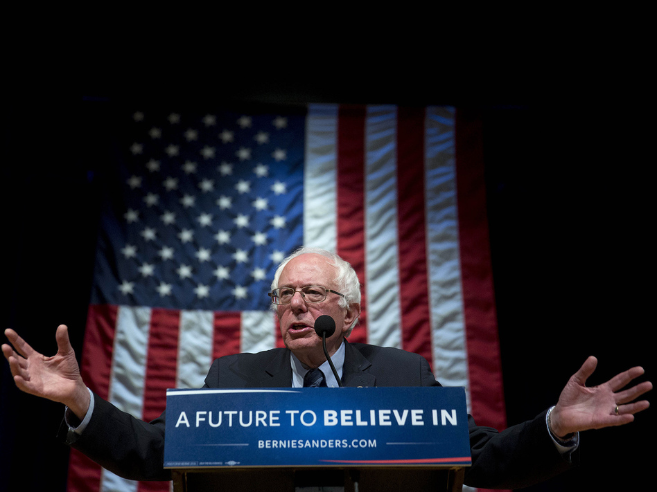 Sen. Bernie Sanders, the independent from Vermont, has made a particular form of health care finance part of his campaign pitch. (Andrew Harrer/Bloomberg via Getty Images)