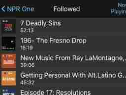 NPR One screenshot