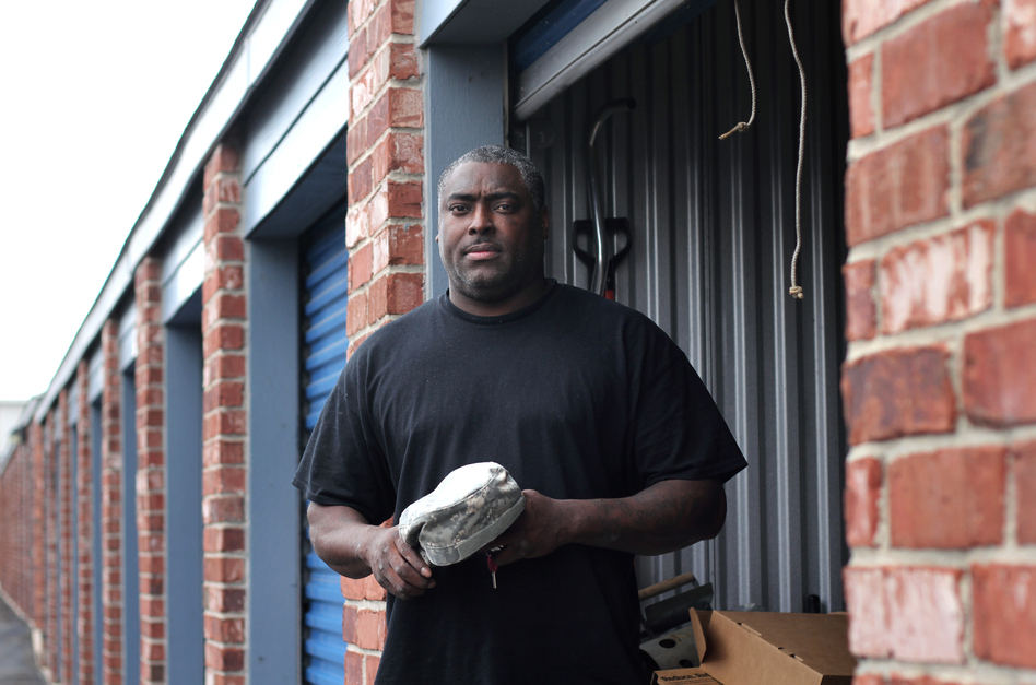 Larry Morrison, who returned home with post-traumatic stress disorder after four tours in Iraq and Afghanistan, is being kicked out of the Army for misconduct, leaving him without military benefits.