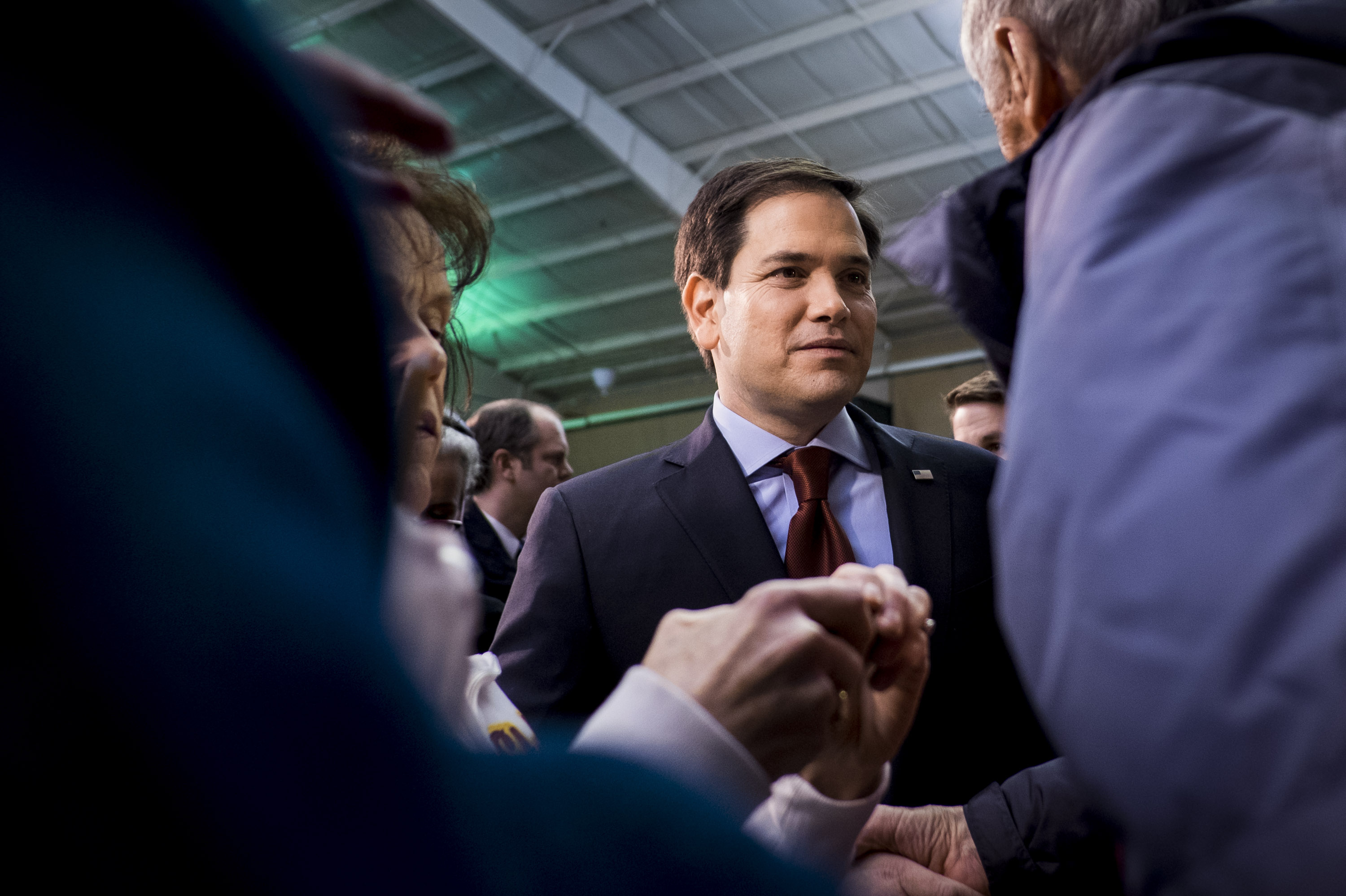 Florida Sen. Marco Rubio may have finished third, but he had a better-than-expected night in Iowa, thanks in part to larger turnout and evangelical voters. (Getty Images)