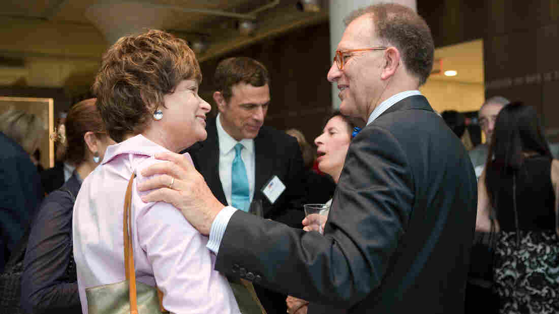 NPR celebrates its new home at 1111 North Capitol St. NE in Washington D.C. on June 21, 2013.