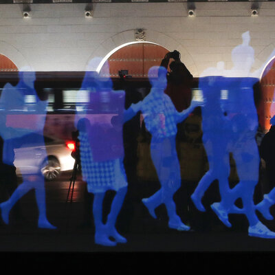'Ghost Protest' In Seoul Uses Holograms, Not People