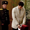 Otto Frederick Warmbier, 21, arrives at the People's Cultural House in Pyongyang, North Korea, where he asked forgiveness in front of the media Monday.