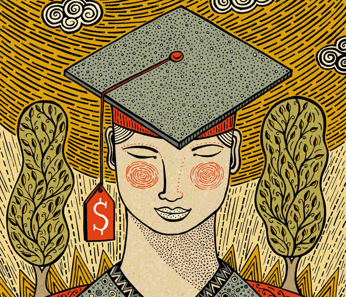 Starting out your life when you're straddled with student debt.