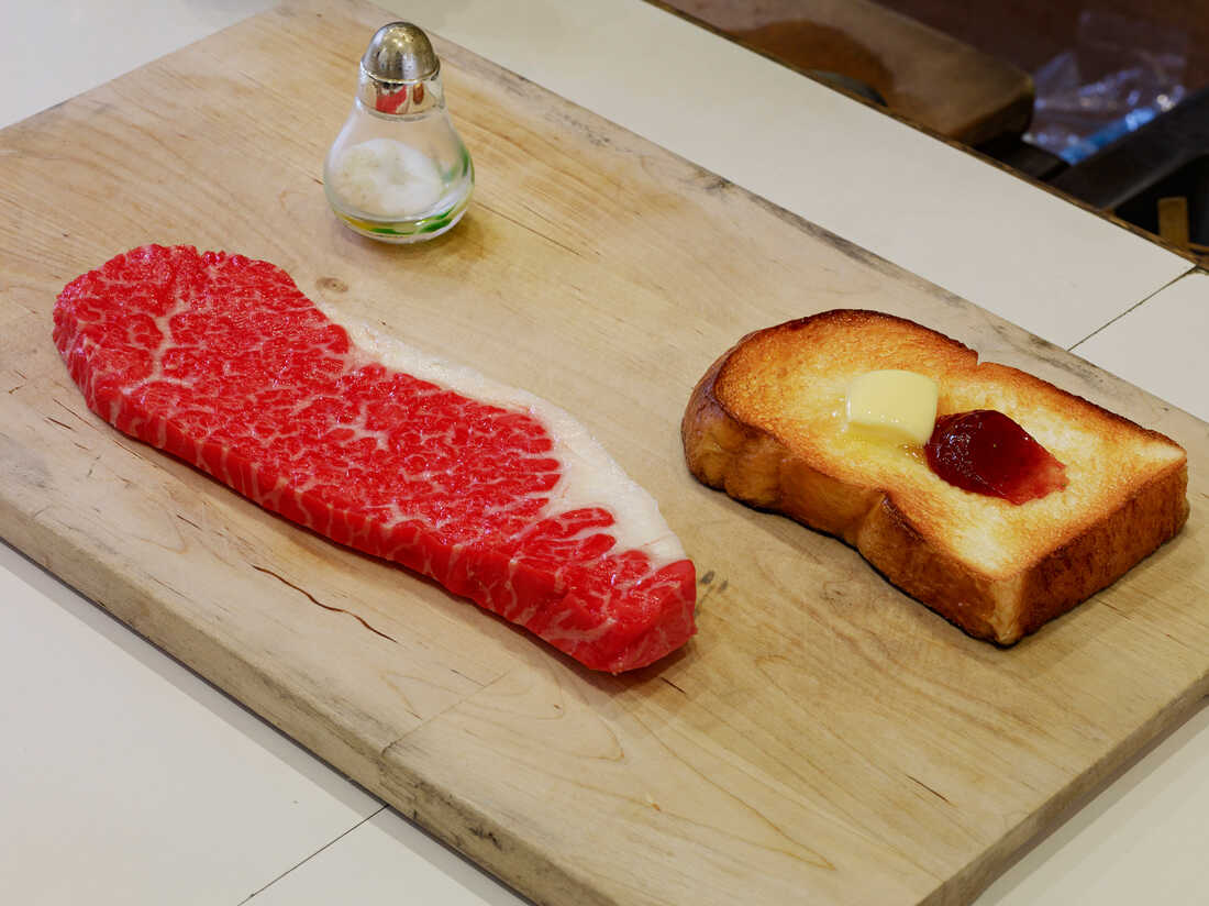 Steak and toast