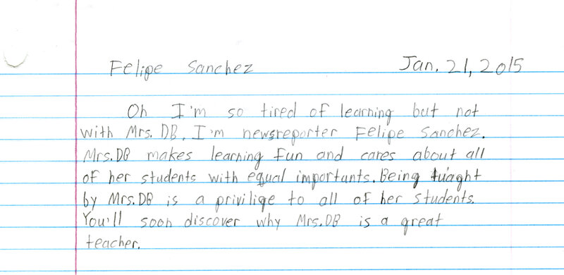 Persuasive Essay Topics High School Students Felipes Essay Thesis Statement Essay also Essays On Science And Technology Behind The Scenes How A Fourthgrade Class Reported Our Story Npr How To Write A Thesis Paragraph For An Essay