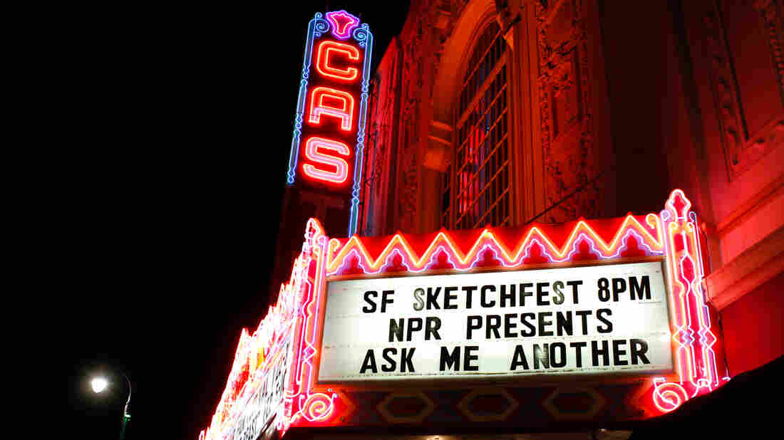 Ask Me Another at The Castro Theater for SF Sketchfest.