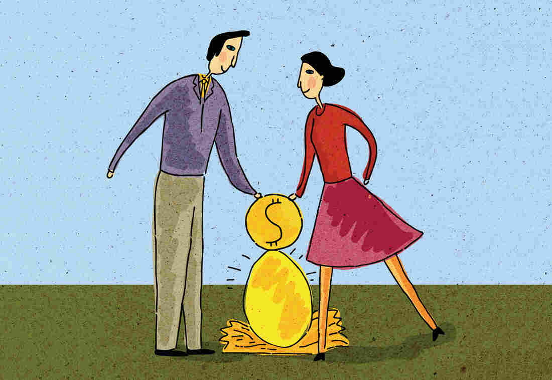 Money is one of the things most likely to cause discord in a long-term relationship.