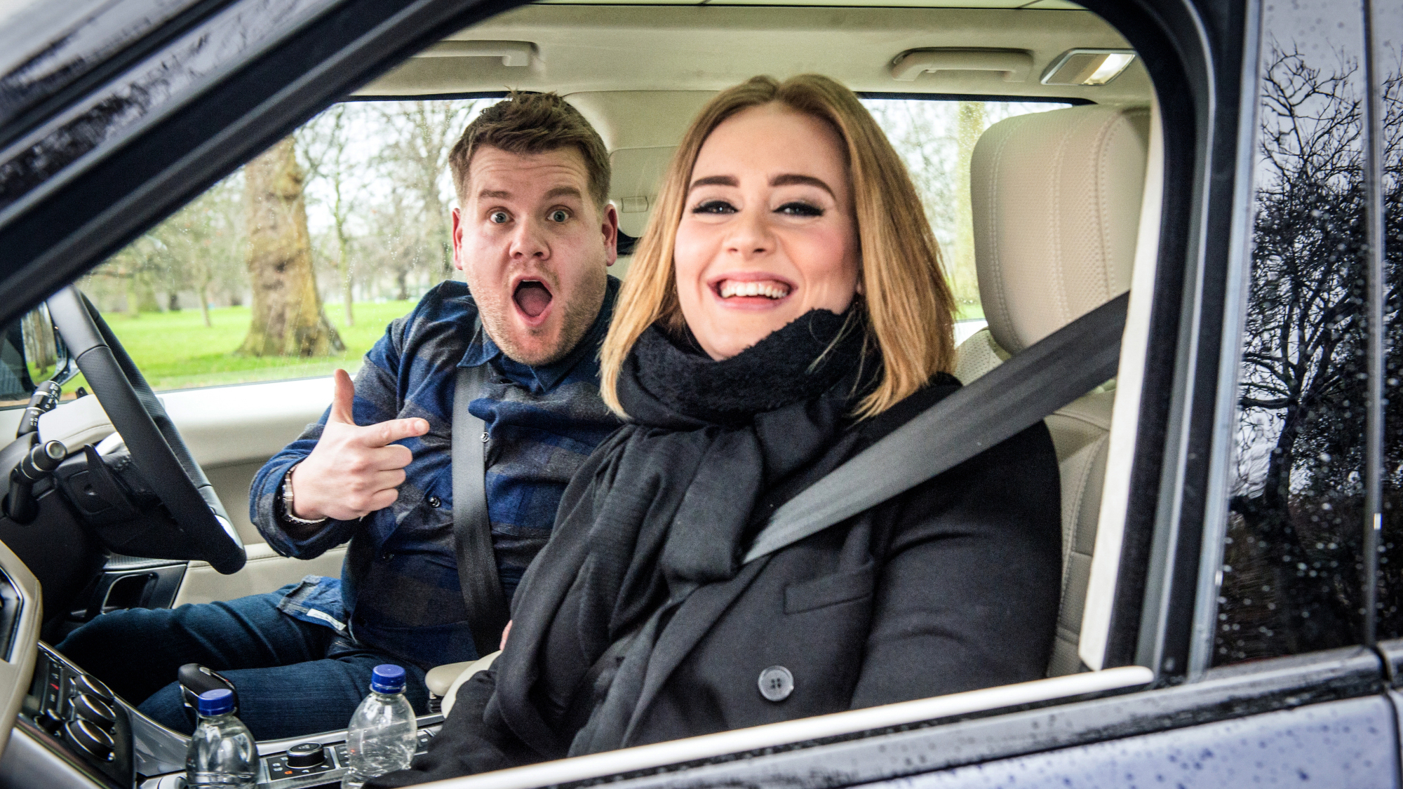 The video of James Corden and Adele doing &quot;Carpool Karaoke&quot; has more than 80 million views on YouTube. (CBS Broadcasting, Inc)