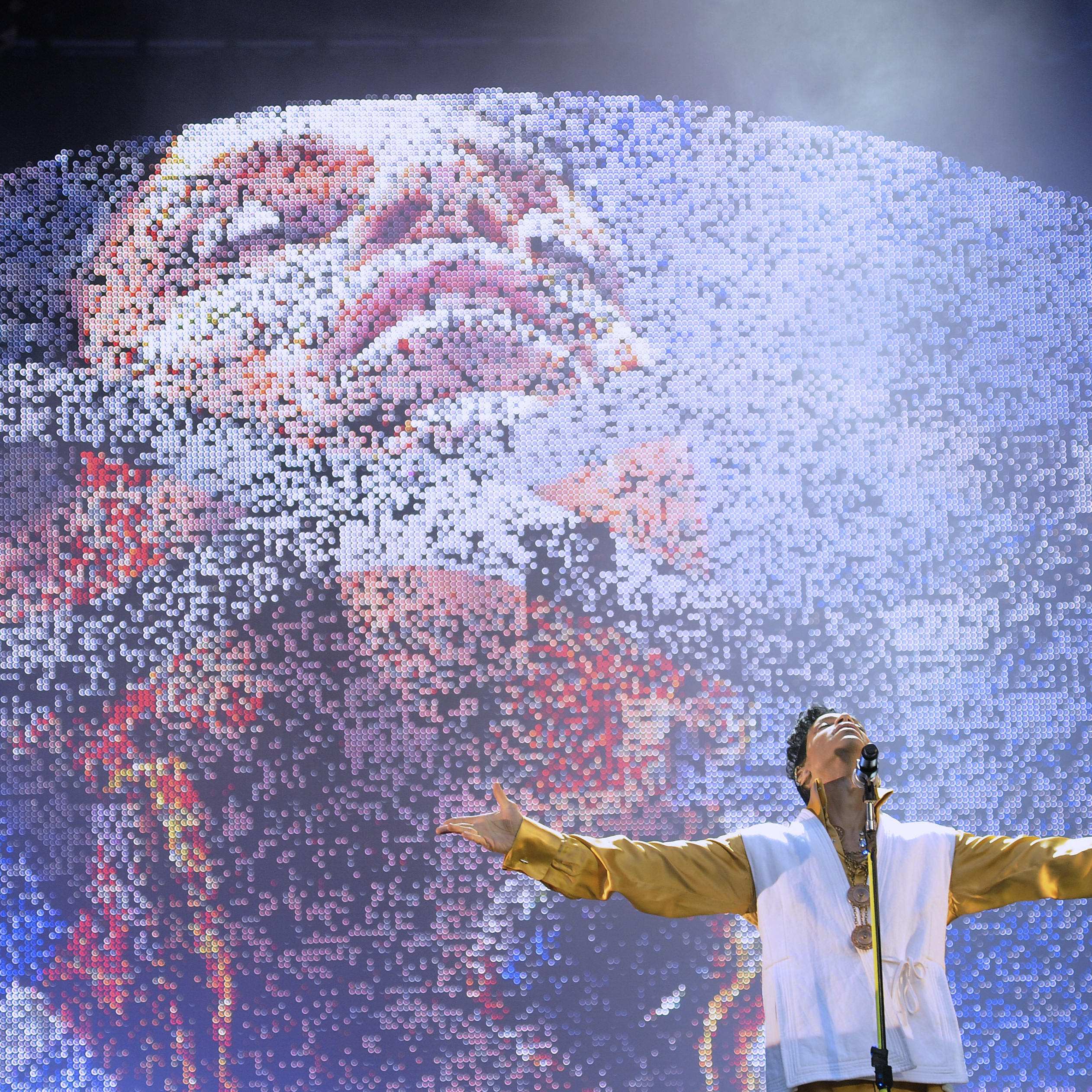 Prince on stage in France in 2011.